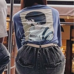 【WEGO】背面プリント デザインTシャツの画像