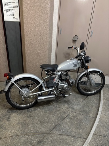 Honda solo シルバーバイク 原付　50cc 純正