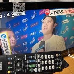 🟩テレビ番号28 SHARP AQUOS 2012年製 22インチ の画像