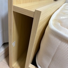 至急！シングルベッド　マットレス、掛け布団付き 10/26 15時までに取りに来ていただける方　の画像