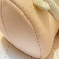 美品　ピンク　うさぎ耳　猫ハウス クッション付き　ドーム　フードボウルの画像