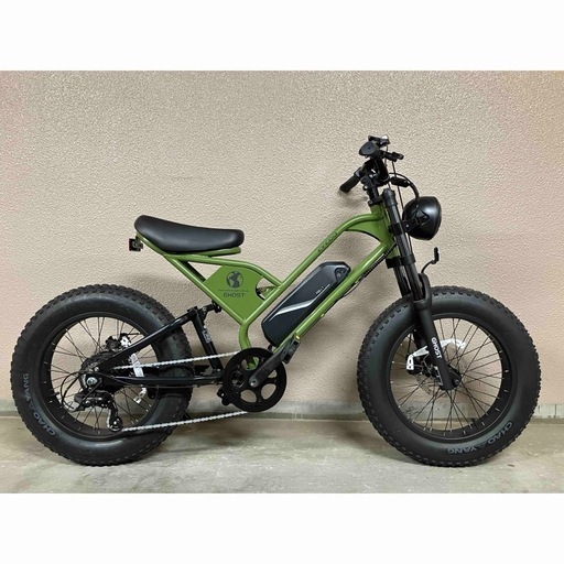 CYCOO GHOST マットカーキー走行距離200メートル試乗したのみ (かわ