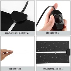 【新品】20w パネルヒーター 爬虫類 両生類飼育 ヒーティング 温度可変式の画像