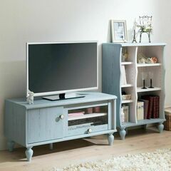 テレビ台  フレンチテイスト TVボード 幅90cm 高さ44cm 白井産業の画像
