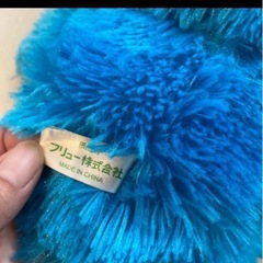 セサミストリート クッキーモンスター ぬいぐるみ 花柄の画像