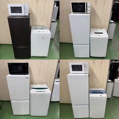 🖤設置まで対応　新生活応援　学生　社会人　単身赴任　お薦め　冷蔵庫　洗濯機　レンジ　セットの画像