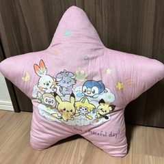 新品　ポケピース 星型クッション Starry Night ジラーチの画像