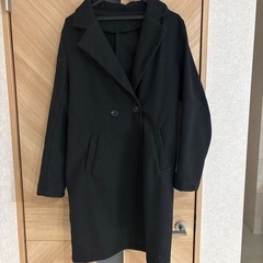 黒チェスターコートシーインLの画像