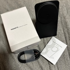 マグネティック ワイヤレスチャージャー 黒の画像