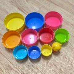 Combi コップがさね　コンビ　知育玩具の画像