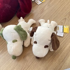 スヌーピー　ぬいぐるみセットの画像