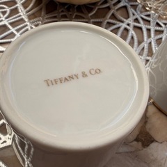 ティファニー コーヒーカップ 2個セットの画像