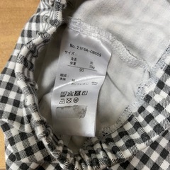 【美品】【90】チェック　ズボンの画像