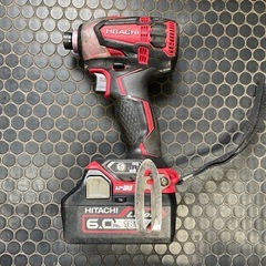 HITACHI ハイコーキ　インパクトドライバー　WH18DDL2 限定レッドの画像