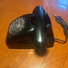 昭和レトロ　黒電話　600型の画像