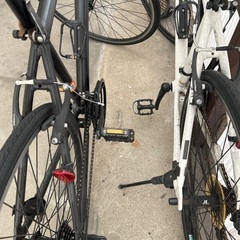 自転車二台の画像