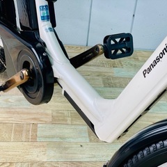 ❸2477パナソニック20インチ子供乗せ電動アシスト自転車の画像