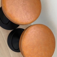 カウンターチェア　回転椅子　2個セット　 の画像