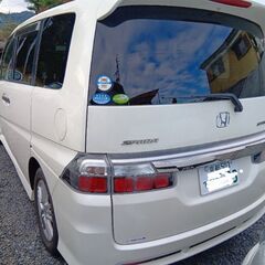 車検8年9月パールのスパーダ　ナビETC＆Bモニター　スマートキーの画像