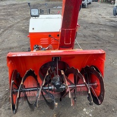  クボタ 除雪機 KSR10WR オーガローリング バッテリー交換必要　ガソリン セルー付き　の画像