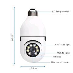 【新品】E27電球型カメラの画像