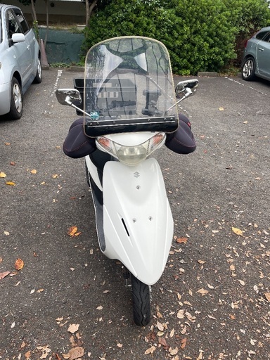 アドレスv50 ホワイト　ca44a 原付バイク