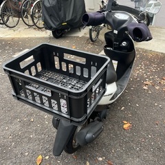 アドレスv50 ホワイト　ca44a 原付バイクの画像