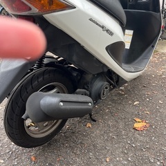 アドレスv50 ホワイト　ca44a 原付バイクの画像