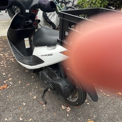 アドレスv50 ホワイト　ca44a 原付バイクの画像