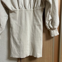 Chico チコ フードスウェットリブミニワンピース　長袖　パーカーワンピースの画像