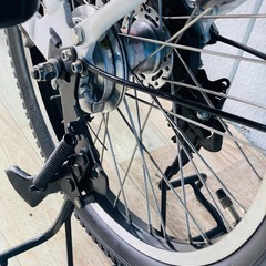 ❹2877ヤマハ03人乗り20インチ子供乗せ電動アシスト自転車の画像