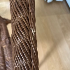 ラタン　チェア　　2脚の画像