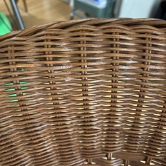 ラタン　チェア　　2脚の画像