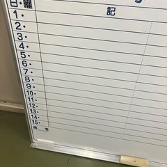 ホワイトボード　壁掛け　予定管理　事務所用の画像