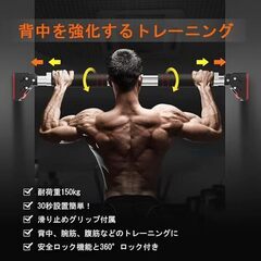 ★懸垂バー 筋力トレーニング ぶら下がり健康器 自宅 筋トレ用 【恵比寿にてお渡し】の画像