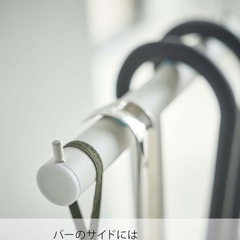 新品同様★ 山崎実業(Yamazaki) ハンギングかさたて ホワイト　スマート アンブレラスタンド の画像