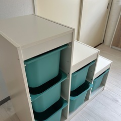 階段　おもちゃ箱　両面使用可能　間仕切りにもの画像