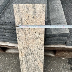 【御影石　ピンク】　約400㎜×125×10の画像
