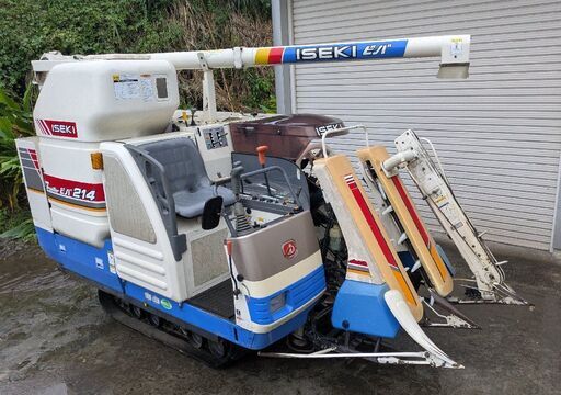 鹿児島発　グレンタンク　イセキ　二条刈りディーゼルコンバインHV214G-AWC