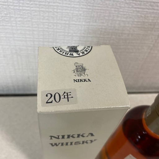 未開封　北海道余市蒸溜所限定品　SINGLE CASK 20年　原酒　180ml