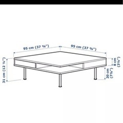 IKEA人気ローテーブル　廃盤品の画像