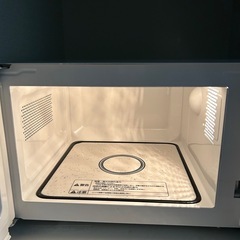 【 1年未満】山善 電子レンジ フラット 18L   単機能の画像
