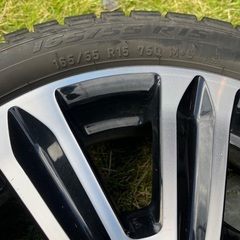 165/55 R15 スタッドレスタイヤ　ホイール付きの画像