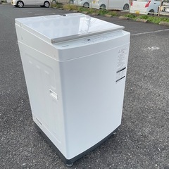 北九州市内配送設置無料　保証付き 東芝全自動洗濯機 ピュアホワイト AW-10M7-W [洗濯10.0kg /簡易乾燥(送風機能) /上開き] の画像