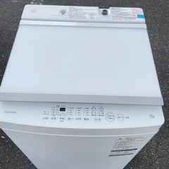 北九州市内配送設置無料　保証付き 東芝全自動洗濯機 ピュアホワイト AW-10M7-W [洗濯10.0kg /簡易乾燥(送風機能) /上開き] の画像