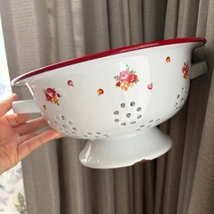ホーローのフルーツばすけっとバスケットの画像
