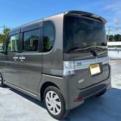 仙台☆H25後期タントカスタム4WD.内外キレイ.車検取り立て！ドラレコ.ナビTV.ETC.左パワースライドドア！の画像
