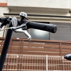 折り畳み自転車　赤の画像