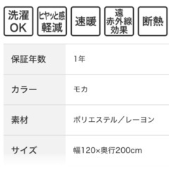 Nウォーム 置くだけ簡単敷パッドの画像