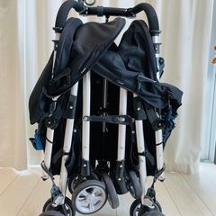 美品★ コンビ　ツインスピン 2人乗りベビーカーの画像